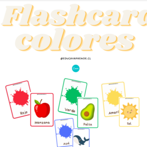 Flashcard colores