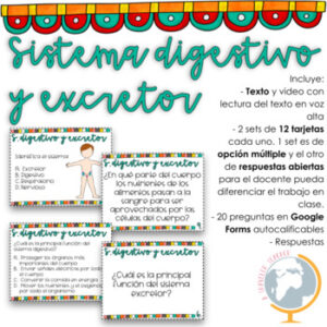 Los s digestivo y excretor preguntas de comprensión
