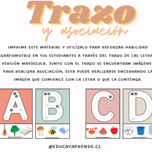 Trazo letras MAYÚSCULAS