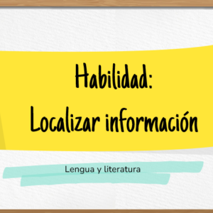 PPT para trabajar la habilidad de localizar información en un texto