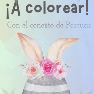 Libro para colorear del conejo de Pascuas