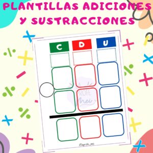 Plantillas adiciones y sustracciones