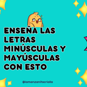 Pack para trabajar las letras minúsculas y mayúsculas .