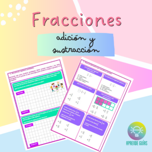 Adición y sustracción de fracciones con igual denominador