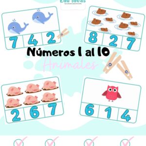 Juego Conteo : Animales (1 al 10)