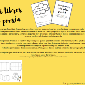Mini libros de poesía