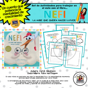 Actividades de escritura para trabajar el libro “Nefi• la nube que quería hacer llover