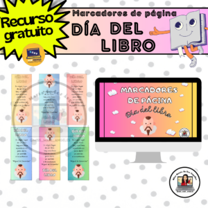 📚 • Marcadores de página – día del libro• 📚