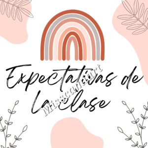Expectativas o normas de la clase estilo boho