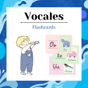 Flashcard Vocales con Animales
