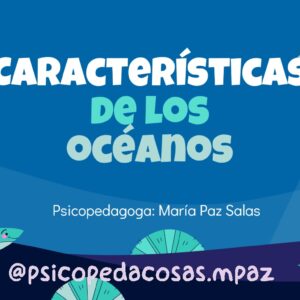 PPT Editable/ Características de los océanos