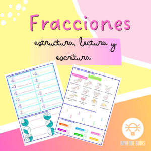 Estructura, lectura y escritura de fracciones