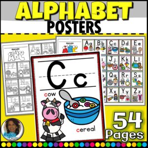 Alphabet Posters A-Z English INGLÉS