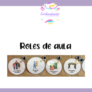 ¡Roles de aula con perros de ropa!