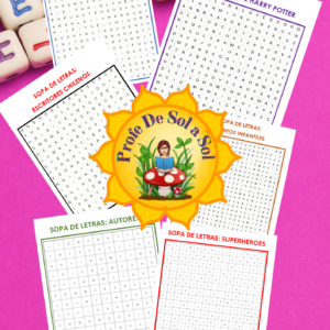 Sopa de letras: Temas literarios