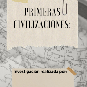 Investigación primeras civilizaciones
