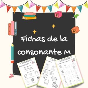 Fichas de actividades de la consonante M