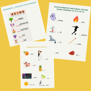 Cuadernillo de Conciencia Fonológica