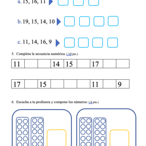 EVALUACIÓN FORMATIVA Nº HASTA EL 20