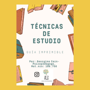 Guía Imprimible de Técnicas de Estudio