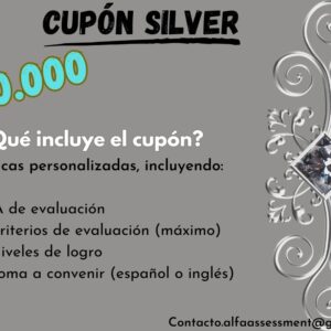 Cupón Silver = 2 rúbricas