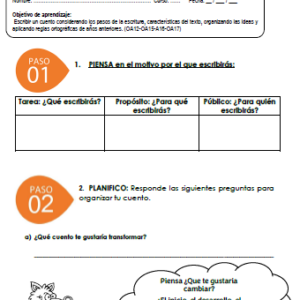 Taller escritura cuentos