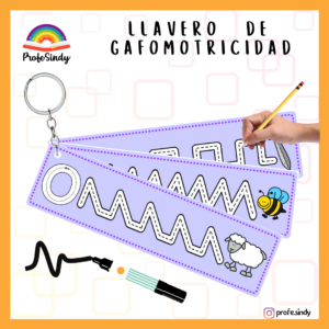 llavero de gafomotricidad