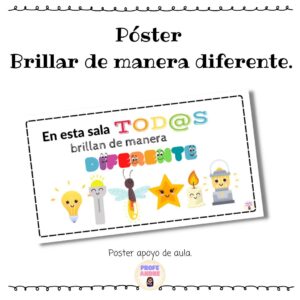 Póster, Brillar de manera diferente