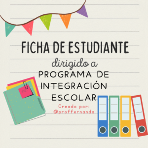 Ficha de estudiante - PIE