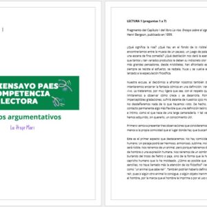 Miniensayo PAES Competencia Lectora - Textos Argumentativos