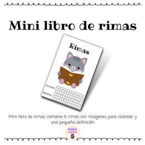 Mini libro de rimas