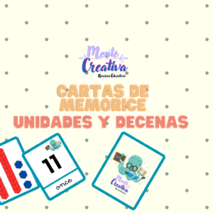 Memorice de Unidad y Decena