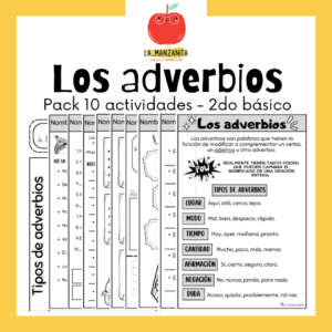 Los adverbios - Pack de actividades