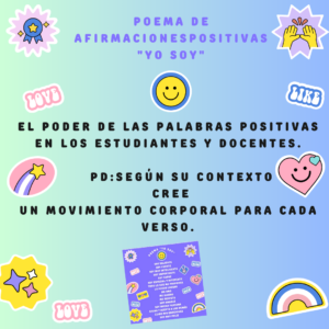 Poema afirmaciones positivas "YO SOY"