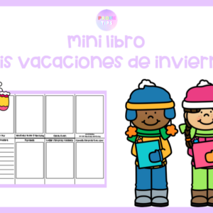 Mini Libro "Mis vacaciones de invierno"