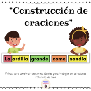 Fichas para construir oraciones