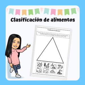 Lámina "Clasificación de alimentos"