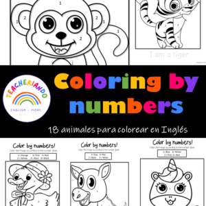 Coloring by numbers - Animals