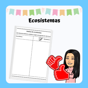 Lámina "Ecosistemas"