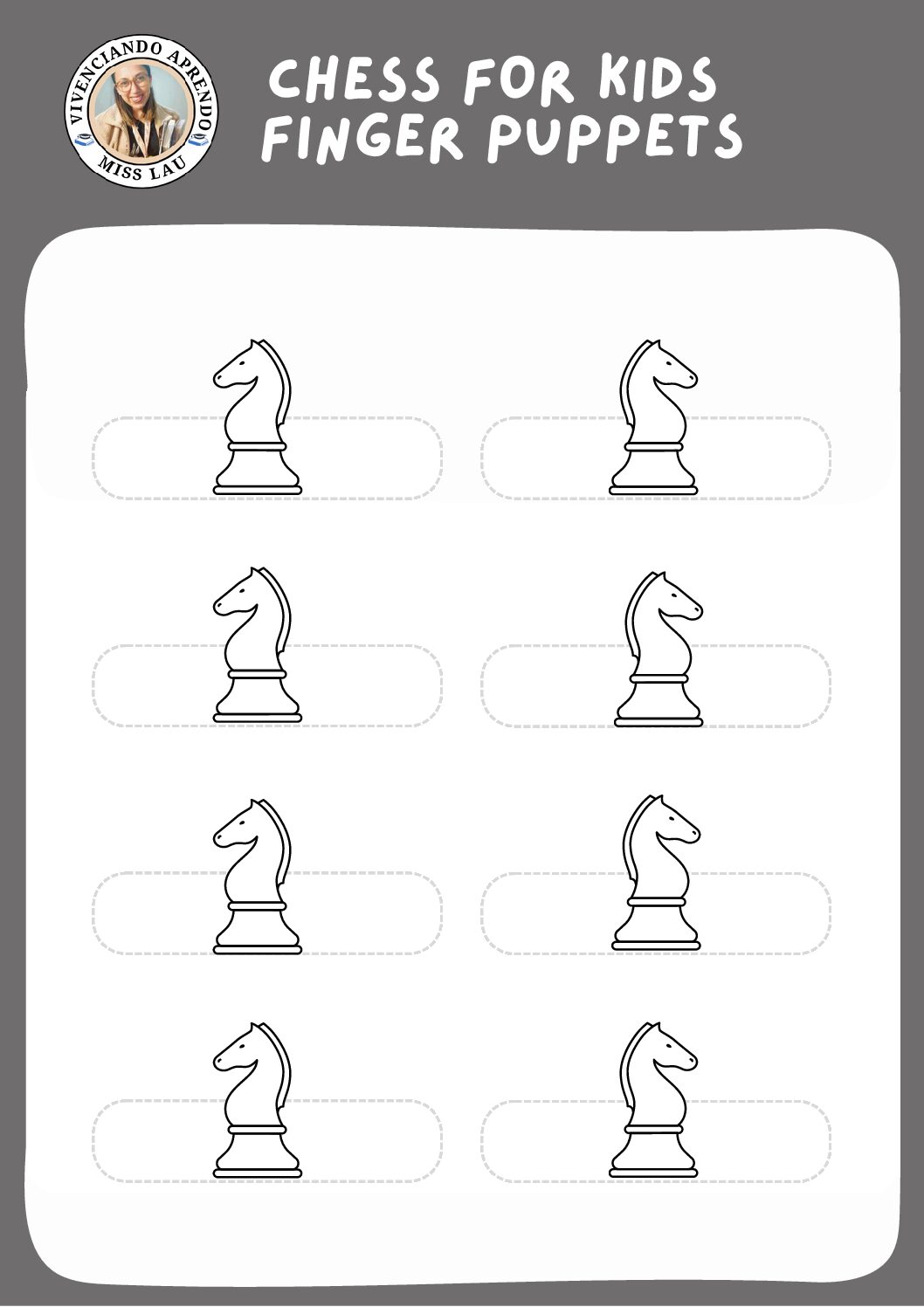 Finger puppets (knight)