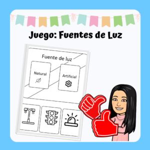 Juego "Fuentes de luz"