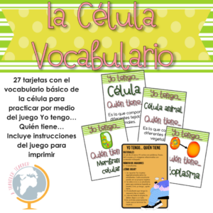 La célula juego Yo tengo... Quién tiene...