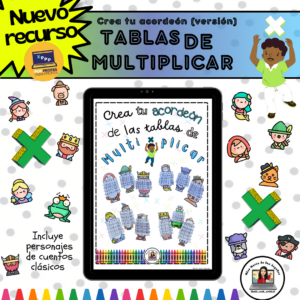 • Crea tu acordeón de las tablas de multiplicar •