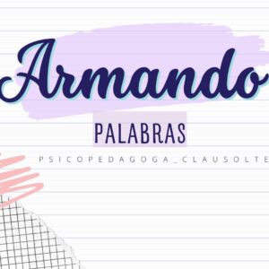 Armando palabras