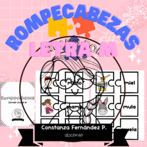 Rompecabezas letra M