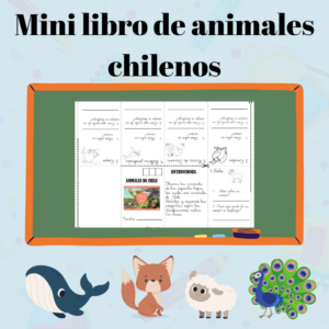 mini libro de animales chilenos