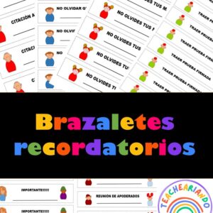 Brazaletes recordatorios