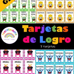 Tarjetas de logro - GRATIS