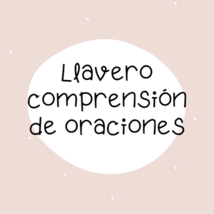 Llavero de comprensión de oraciones