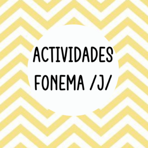 Actividades fonema "J" (librito)